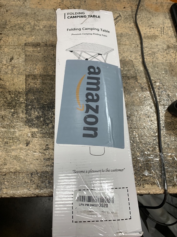 Photo 1 of Grope Portable Camping Table with Aluminum Table Top, Folding Beach Table Easy to Carry, Prefect for Outdoor, Picnic, BBQ, Cooking, Festival, Beach, Home (Coffee-S)