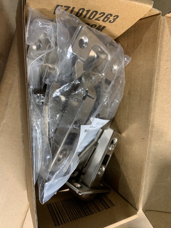 Photo 1 of ***(MOUNTING SCREWS MISSING)***
Probrico Soft Opening Kitchen Cabinet Hinges 2 Pairs (4 Pieces), Brushed Satin Nickel Face Frame Mounting Concealed Hinges for Kitchen Cupboard Hardware, with Mounting Screws