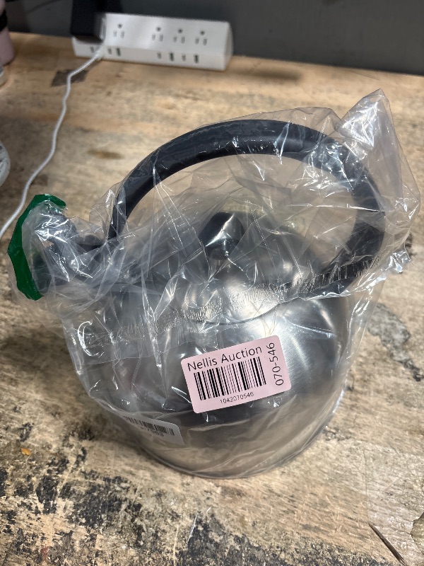 Photo 1 of 2.5 Liter Whistling Tea Kettle - Modern Stainless Steel Whistling Tea Pot for Stovetop with Cool Grip Ergonomic Handle - Stainless Steel - Other Colors Available