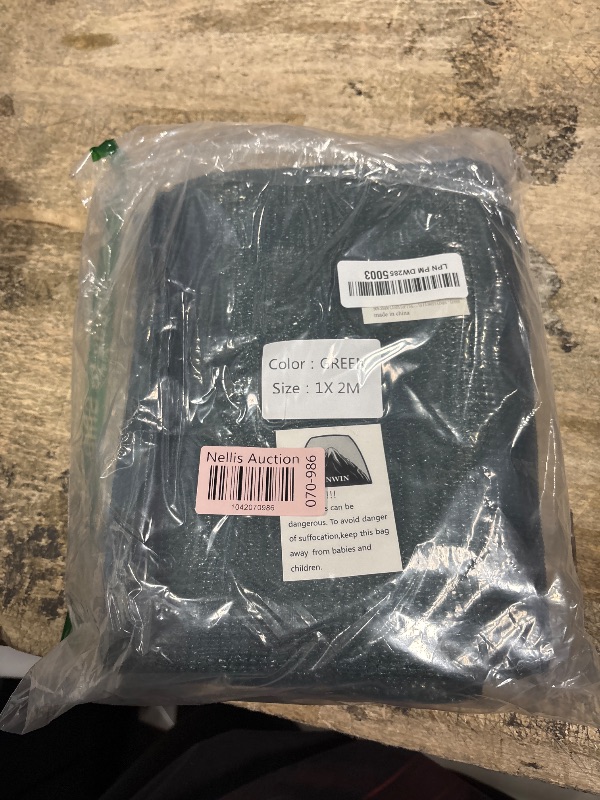 Photo 1 of 90% Shade Cloth for Plants 3.3 Ft × 6.6 Ft Greenhouse Shade Cloth for Protect Vegetable Plants Fruits Flowers Crops - Green