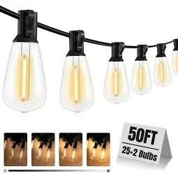 Photo 1 of 25-Light 50 ft. Outdoor Plug-in LED String-Light
