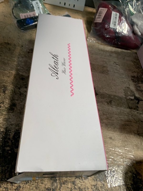 Photo 1 of 1.25 inch Three Barrel Curling Iron: Aleath Large 3 Barrel Hair Crimper with LCD Display - Dual Voltage Hair Waver Jumbo