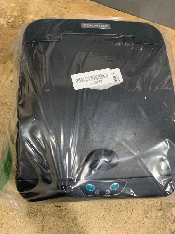 Photo 1 of iTouchless New Sensor Trash Can Lid Replacement for Models IT13MX, IT13MXL, DZT13P, DZT13PL, DZT13M, and DZT08P, DZT08PL, and Other Variants