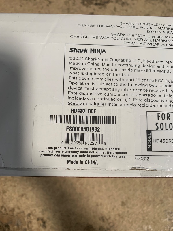 Photo 3 of Shark HD430REF (Refurbished) FlexStyle Air Styling & Drying System, Powerful Hair Dryer Brush & Multi-Styler with Auto-Wrap Curlers, Paddle Brush, Oval Brush, Concentrator Attachment, Stone (Renewed)