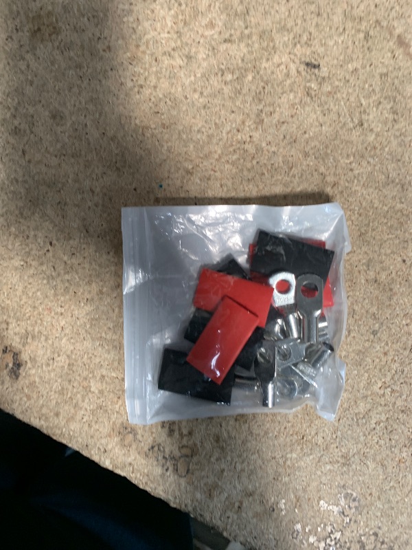 Photo 1 of 10PCS SC25-8 Tinned Copper Wire Lugs 4 AWG,Battery Cable Ends Terminal Connectors with Heat Shrink Tubing (SC25-8)