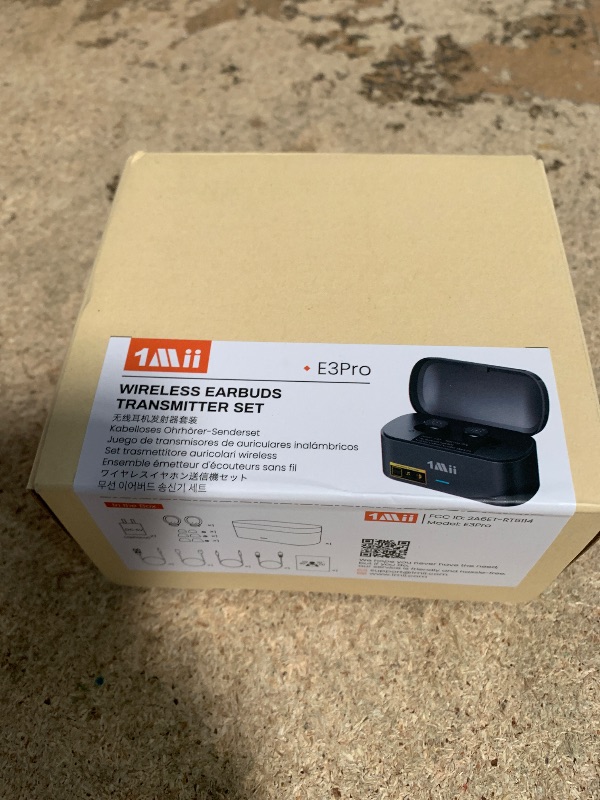 Photo 1 of 1Mii Wireless Earbuds for TV Watching, TV Headphones Wireless for Seniors with Transmitter Charging Base, Low Latency, Plug and Play, Compatible with TVs with Optical, AUX, or RCA Audio Output