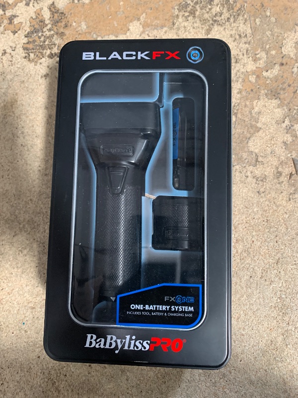 Photo 1 of ****SEE NOTES***   BaBylissPRO FXONE BLACKFX All Metal Double Foil Shaver