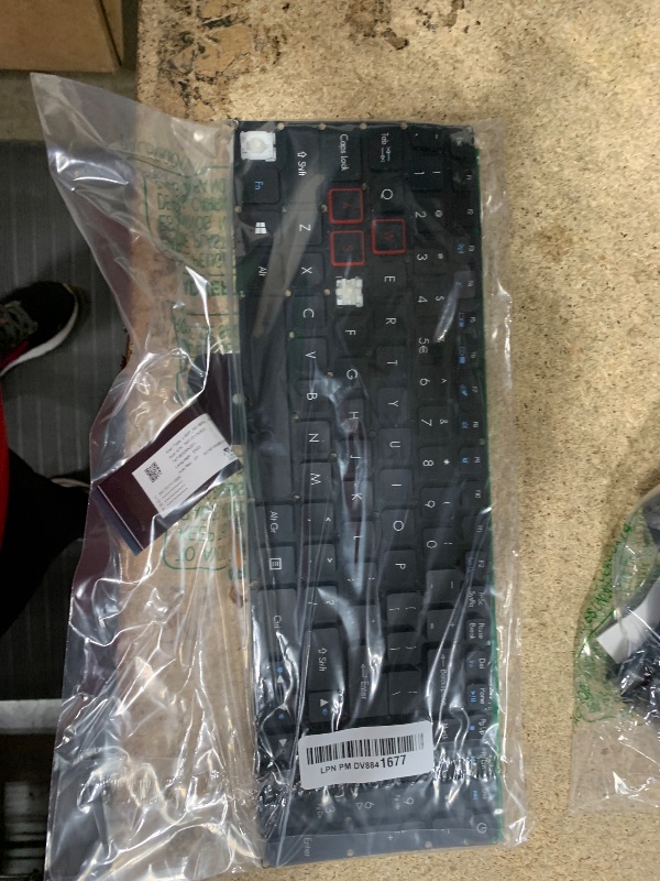 Photo 1 of ***SEE NOTES***KBRPARTS Replacement Keyboard for Acer Nitro 5 AN515-51 AN515-31 AN515-53 AN515-52 AN515-53-52FA, AN515-42 AN515-41 AN515-41-19HM N17C1 N16C7 Series Laptop with Red Frame Backlit US Layout