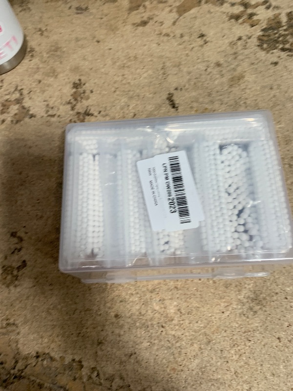 Photo 1 of 1000 ct (2000 Tips) Bamboo Cotton Swabs - Biodegradable Double Tips Cotton Buds - Natural Organic Cotton Swabs - Pure Cotton Buds For Ear Beauty & Personal Care
