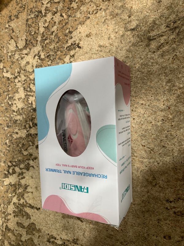 Photo 1 of ***MISSING CHARGING CORD*** Rechargeable Baby Nail File, Fansidi Electric Baby Nail Trimmer for Newborn Infant or Toddler Toenail and Fingernail - Girls and Boys Accessory - Extra Replacement Pads Included (Pink)