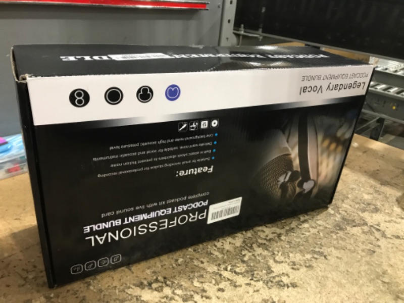 Photo 1 of *******************MISSING PARTS******************

sktome Podcast Equipment Bundle for 2, V8s Voice Changer with BM-800 Podcast Microphone Bundle - Studio Condenser Microphone Perfect for Podcasting, Recording, Singing, Streaming and Gaming