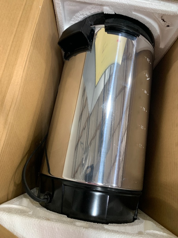 Photo 1 of (Missing pieces) West Bend Coffee Urn Highly-Polished Aluminum Features Automatic Temperature Control with Cup Per Minute Brewing and Easy Clean Up