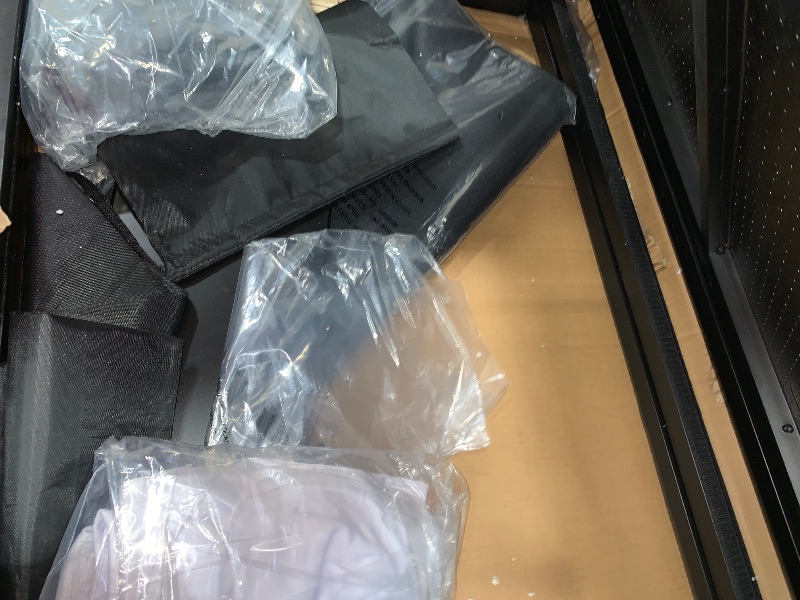 Photo 1 of JILLSKY 2025 Upgraded Portable DJ Booth Table with Wheels, 43" x 25" Tabletop for DJ Controller, Mixer & Laptop, Foldable DJ Facade for Events & Parties – Includes Carry Bag & Two Metal Corner Tables