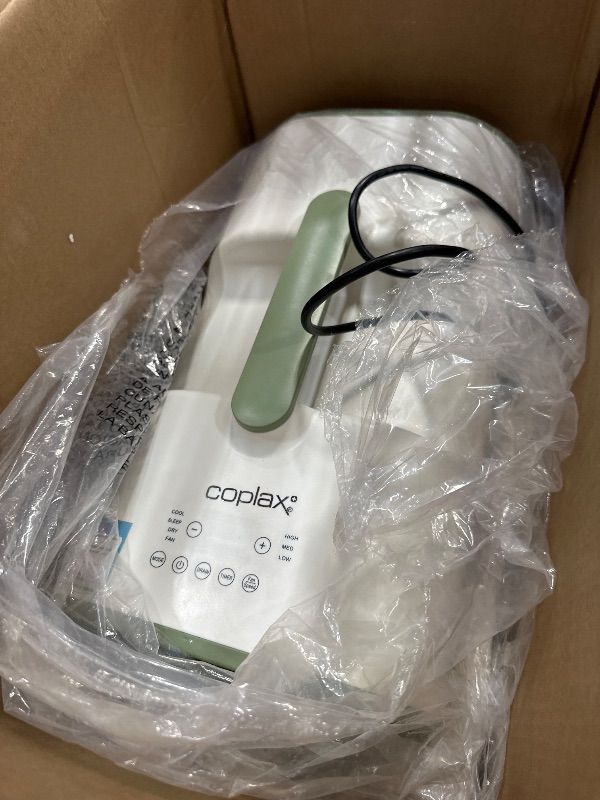 Photo 1 of (Damaged)(sold for parts only)(please see all images) Coplax Portable Mini Air Conditioner, Consumption Air Conditioners Dehumidifier, 5100BTU AC Portable Air Conditioner Fast Cooling 600W Power for Camping Tent, RV, Truck, Van and Fishing