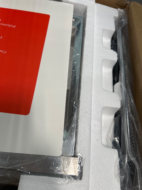 Photo 1 of *** NON FUNCTIONING POWER; DENTED; BROKEN FRAME ***** Breville BOV950BSS Joule Smart Oven Air Fryer Pro Countertop Oven, Brushed Stainless Steel