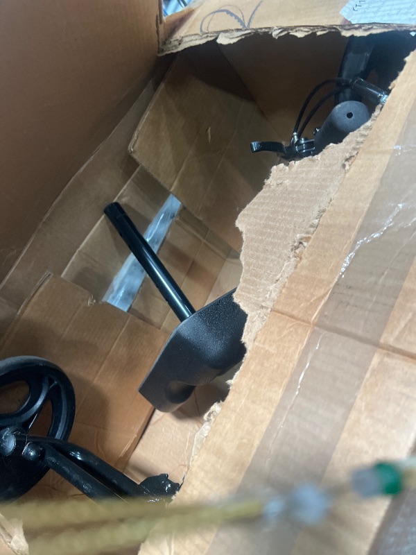 Photo 1 of (PARTS ONLY) KneeRover Economy Knee Scooter Steerable Knee Walker for Adults for Foot Surgery, Broken Ankle, Foot Injuries - Foldable Knee Rover Scooter for Broken Foot Injured Leg Crutch with Dual Brakes (Black)