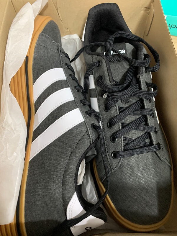 Photo 1 of adidas Men's Daily 4.0 Sneaker, Black/White/Gum, 12