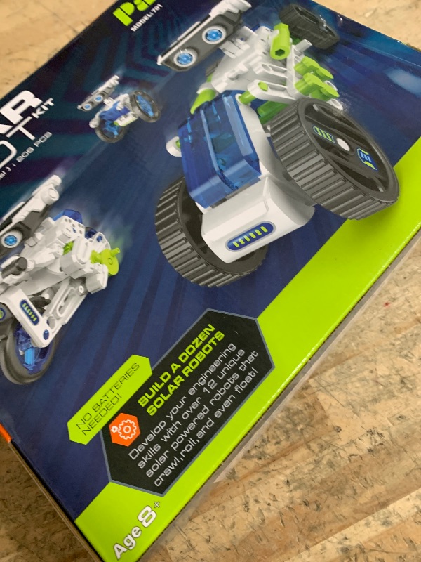 Photo 1 of 12-in-1 Solar Robot Kit for Kids 8-12, STEM Educational Building Toys with Solar Panel & Battery Power, DIY Science Experiment, Easter Birthday Gifts for Boys Girls 8 9 10 11 12 Years Old-Grey