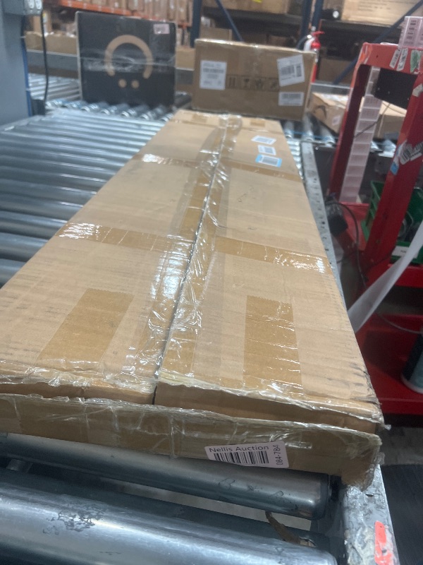 Photo 1 of (used) WALMANN 2 Pack Garage Wall Shelves, 2 x 4 ft/24 * 48 inch Wall Mounted Storage Shelves for Garage Heavy Duty Wall Shelving