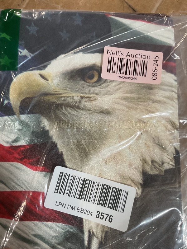 Photo 1 of American Flag Eagle Case for Ipad 10.2 Inch, Premium Leather Stand Cover with Multi-Angle View Adjust and Auto Sleep Wake Feature