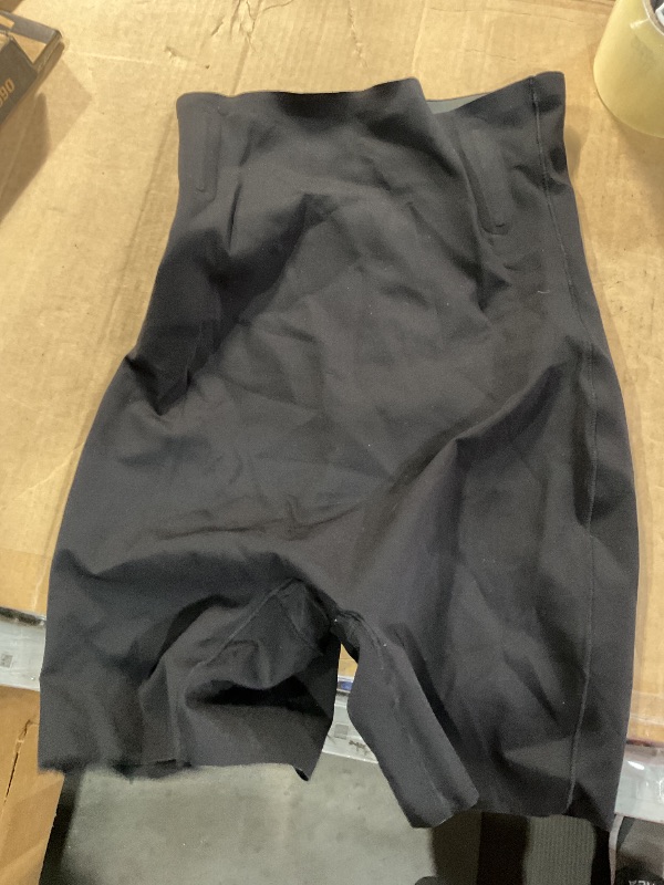 Photo 1 of (Small)  Womens Shapewear Shorts Mid-Waist Tummy Control Butt Lift Slip Shorts for Dresses,Seamless no Roll Thigh Slimmer Black