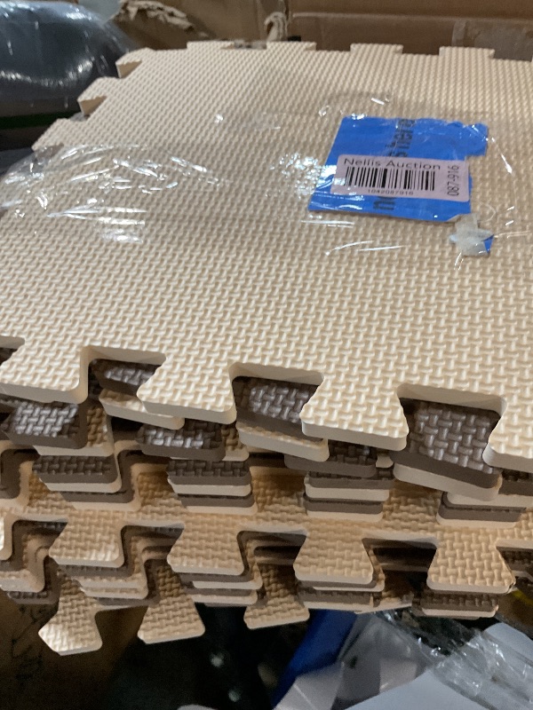 Photo 1 of (PARTIAL SET) (BAGGED) MQIAOHAM® 18 Pieces Puzzle Play Mats, Soft Baby Play Mat, Kids Interlocking Foam Floor Tiles, Toddlers Carpet Playmats G301018-106110