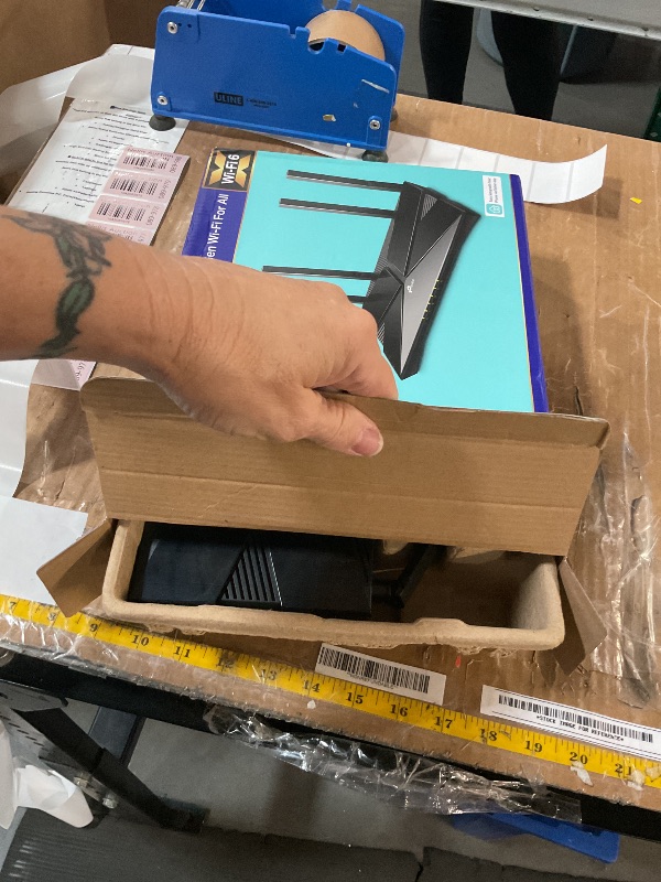 Photo 1 of TP-Link Smart WiFi 6 Router (Archer AX10) – 802.11ax Router, 4 Gigabit LAN Ports, Dual Band AX Router,Beamforming,OFDMA, MU-MIMO, Parental Controls, Works with Alexa