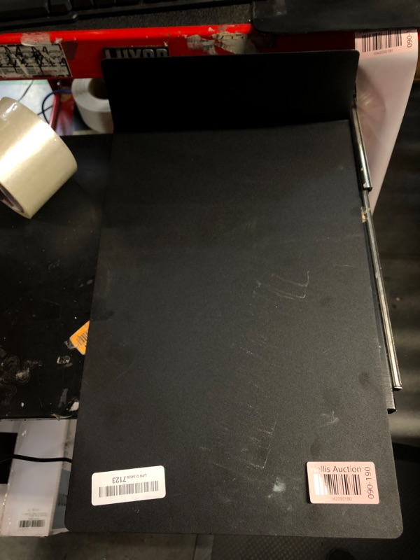 Photo 1 of (USED/FAIR) (NO BOX OR BAG) Metal Chalkboard Sign 11 x 17 inches - Food Signs for Party Buffet, Mini Chalkboard Sign, Food Display Card, Kitchen Tabletop Chalkboards, Small Standing Menu Boards for Wedding