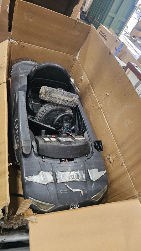 Photo 1 of ****PARTS ONLY***12V Kids Ride on Car with Remote Control, Licensed RS E-tron Racing Car Vehicle with 35W*2 Motors,Spring Suspension,Horn, LED Lights,EVA Tires for 3-8 Years
