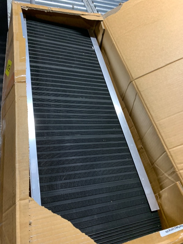 Photo 1 of (USED/FAIR) (UNABLE TO TEST FULLY) ThunderBay Portable 6FT Wheelchair Ramp Non-Slip Aluminum Folding Handicap Ramp, Door Threshold Wheelchair Ramps for Home, Wheel Chair Ramp for Home Steps, Doorways, Curbs, Stairs