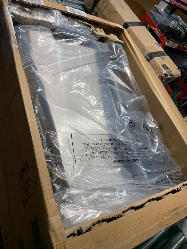 Photo 1 of (See images for damage) 50L/13Gal Heavy Duty Hands-Free Stainless Steel Commercial/Kitchen Step Trash Can, Fingerprint-Resistant