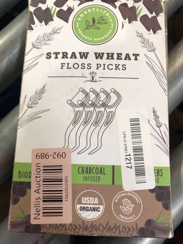 Photo 1 of (please see all images) SmartLifeco Biodegradable* Flossers - Unflavored Dental Floss Picks for Fluoride & PFA Free