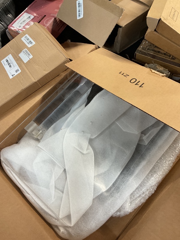 Photo 1 of (used)(damaged)(sold for parts) koretech Podium Stand, Lecterns & Podiums, Acrylic Podium, Portable Podium Stand, Adjustable Angles with Metal Base