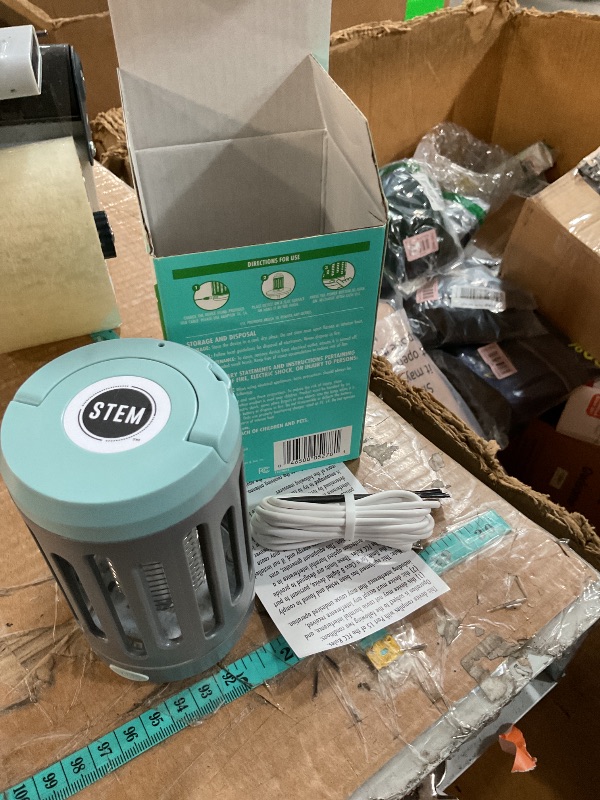 Photo 1 of STEM Flying Insect Zapper, Indoor and Outdoor Electric Fly & Mosquito Trap, Includes Micro-USB Charging Cable and Brush for Cleaning
