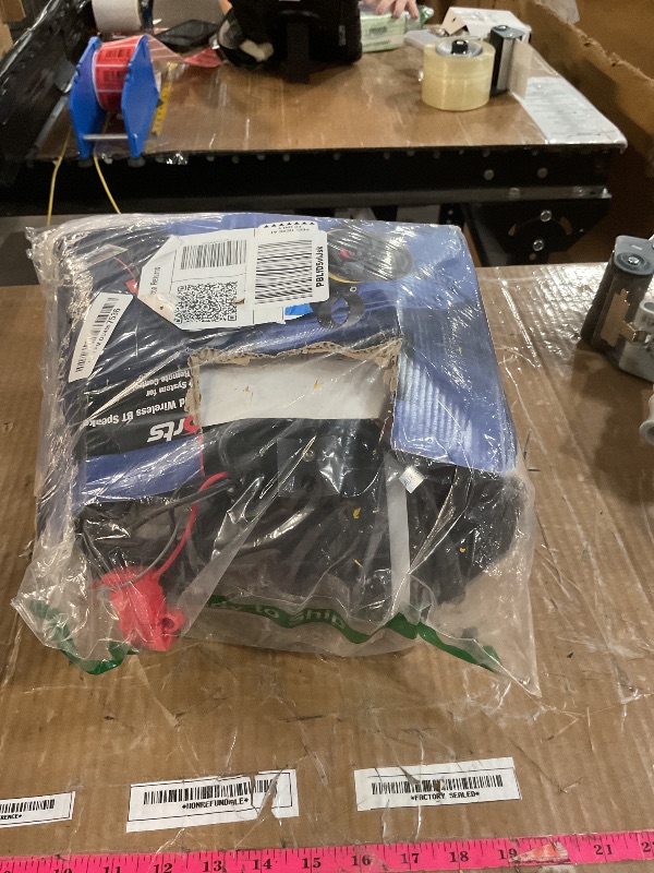 Photo 1 of ***(parts only/ major damage/ non functional)***
Pyle PLUTV45BTR 2 Channels Marine Bluetooth ATV/Golf Cart/UTV Tower Speakers 800W Stereo System Waterproof 800W Marine Grade Tower Amplified Vehicle Speaker System Pair for Boats with RGB Party Lights