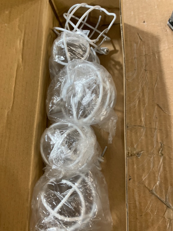 Photo 1 of (6 Pack) 1/2" Fire Sprinkler Head Cage Guard Protector Fire Extinguishing System Sprinkler Bracket White