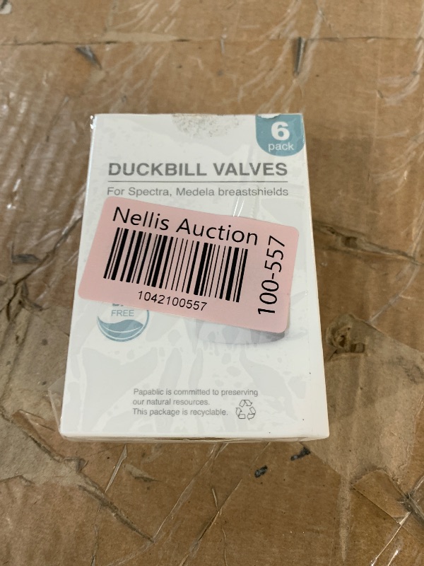Photo 1 of [6-Count] Papablic Duckbill Valves for Spectra and Medela, Replaceable Duckbill Valves for Spectra S1 Spectra S2 valves and Medela Pump in Style, BPA/DEHP Free White
