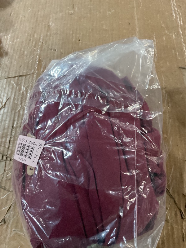 Photo 1 of (MEDIUM) (BAGGED) (USED/FAIR) BTFBM Women 2025 Casual Button Down Summer Spring Dresses Long Sleeve Crew Neck Solid High Waist Short Tunic Mini Dress(Long Buttons Wine Red)
