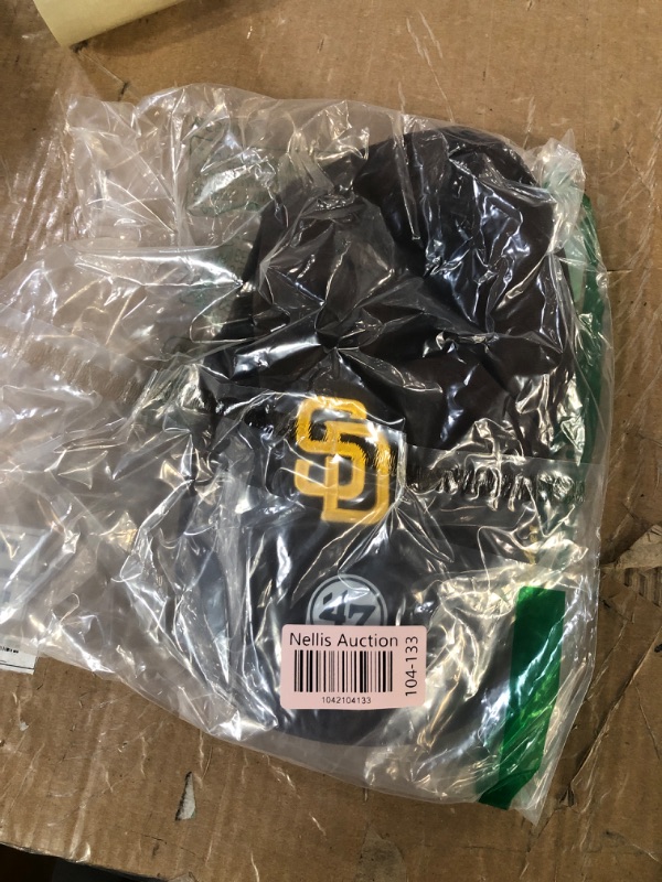 Photo 1 of '47 San Diego Padres Hat Womens Clean Up Adjustable Baseball Cap, Brown, One Size
