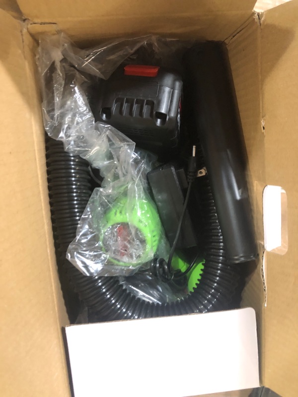 Photo 1 of (PARTIAL SET) Cordless Leaf Blower, 2-in-1 Portable 21V Lithium Battery 110V Multifunctional Blower for Blowing Leaf, Clearing Dust & Small Trash,Car, Computer Host, Hard to Clean Corner by SHINTYOOL
