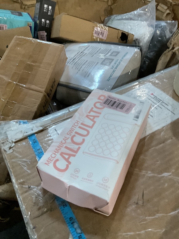 Photo 1 of Mechanical Switch Calculator,Handheld for Daily and Basic Office,10 Digit Large LCD Display (Black)