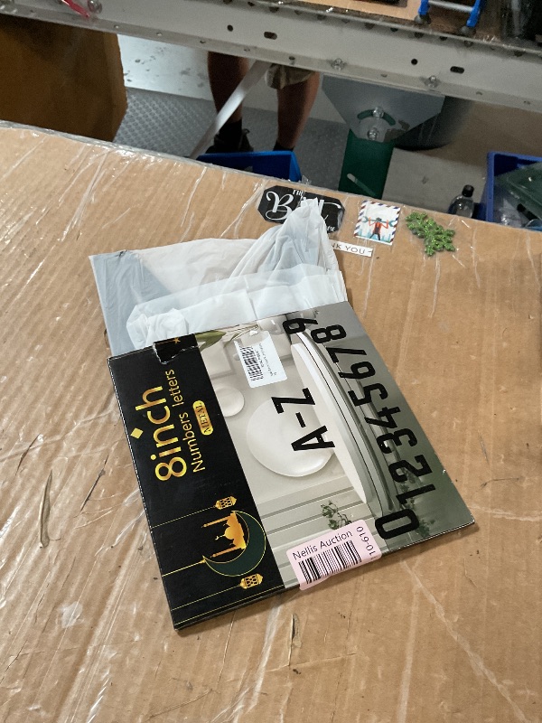 Photo 1 of 5 Inch House Numbers and Metal Letters for Outdoor Signs, House Numbers for Outside, Aluminum Address Letters and Numbers for Door, Mailbox, Garden, Perfect for Home or Office (Letter N)