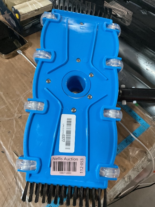 Photo 1 of 2025 TidyMister Pool Vacuum Head with Side Brushes and Wheels 16in Eazy-to-Use Vacuum Head with Swivel Handle and Hose Connect for 1-1/4in or 1-1/2in Hoses for Inground & Above Ground Pools
