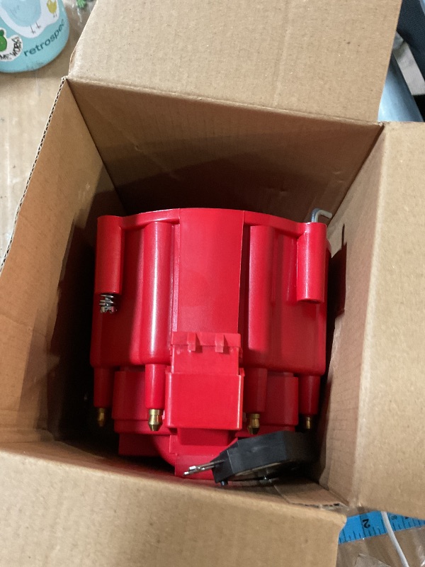 Photo 1 of A-Team Performance - HEI Distributor 8-Cylinder Tune-Up - Kit Male Cap 65k Volt Ignition Coil (Red)