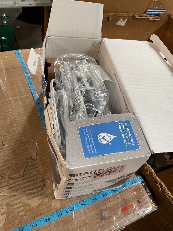 Photo 1 of (please see all images) BEAUTURAL 1800-Watt Steam Iron with Digital LCD Screen, Double-Layer and Ceramic Coated Soleplate, 3-Way Auto-Off
