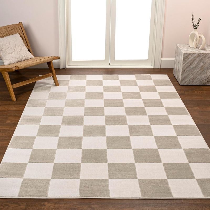 Photo 1 of ***RUG IS DIFFERENT FROM STOCK PHOTO***

LIVEBOX Light Pink Bedroom Rugs 6x9, Nursery Rug for Baby Girl, Cute Boho Floral Area Rug for Living Room, Soft Washable Carpet for Nursery