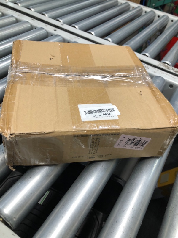 Photo 1 of Vertical Shoe Rack - Tall Narrow Shoe Rack Organizer for Small Spaces,7 Tier Bamboo Shoen Shelf for Entryway,Closet,Corner,Doorway,Skinny Shoe Shelf Space Saving Shoe Storage,Free Stackable DIY…