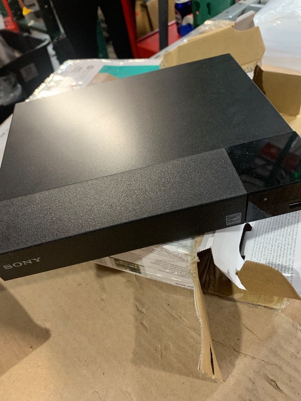 Photo 1 of (used) (missing pieces) Sony BDP-BX370 Streaming Blu-ray DVD Player with built-in Wi-Fi, Dolby Digital TrueHD/DTS and upscaling, with included HDMI cable