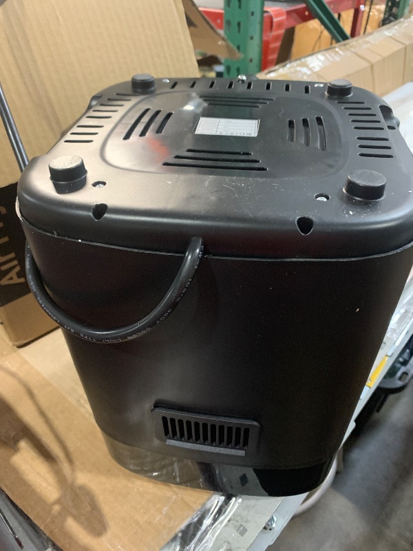 Photo 1 of (not functional) (parts only) Air Fryer, 6 QT Air Fryers with Glass Touch Screen, Clear Windows, 10-in-1 Stainless Air Fryer Oven with Auto Shut-Off Time 