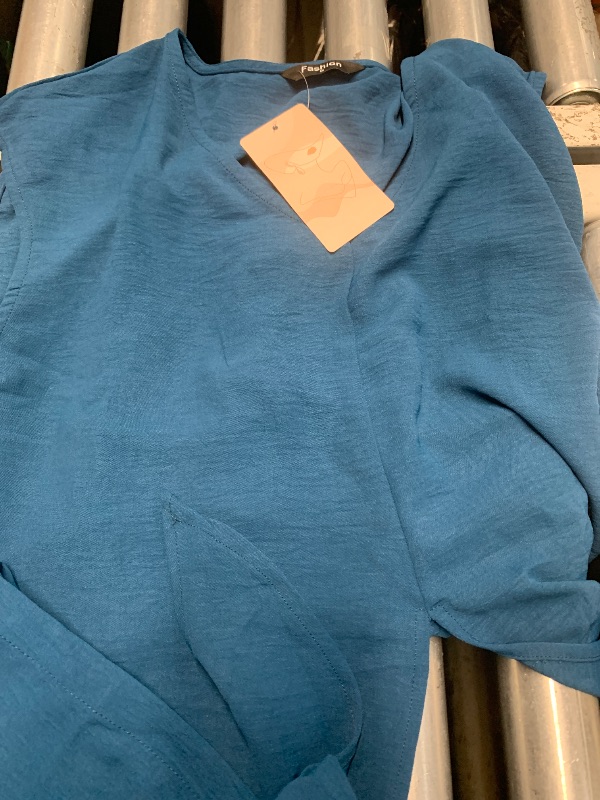 Photo 1 of (see all images) WIHOLL Two Piece Sets for Women Sexy V Neck Matchting Sets Womens Clothing Vacation Outfits Petite Lounge Sets Royal Blue M